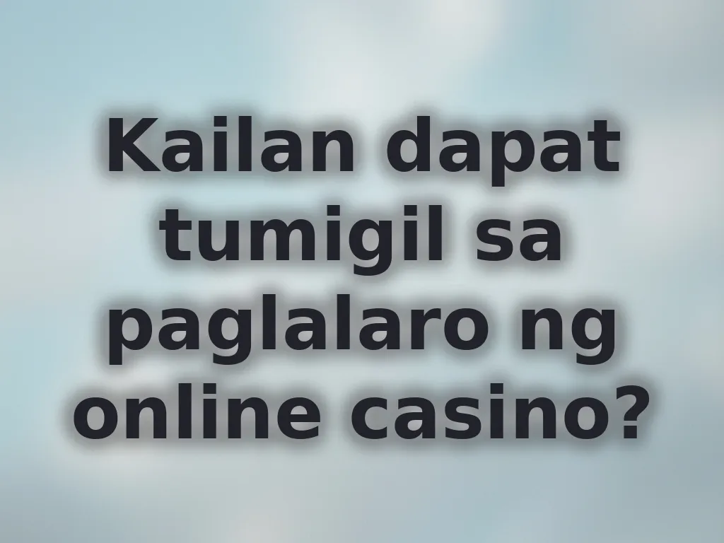 Responsible Gaming